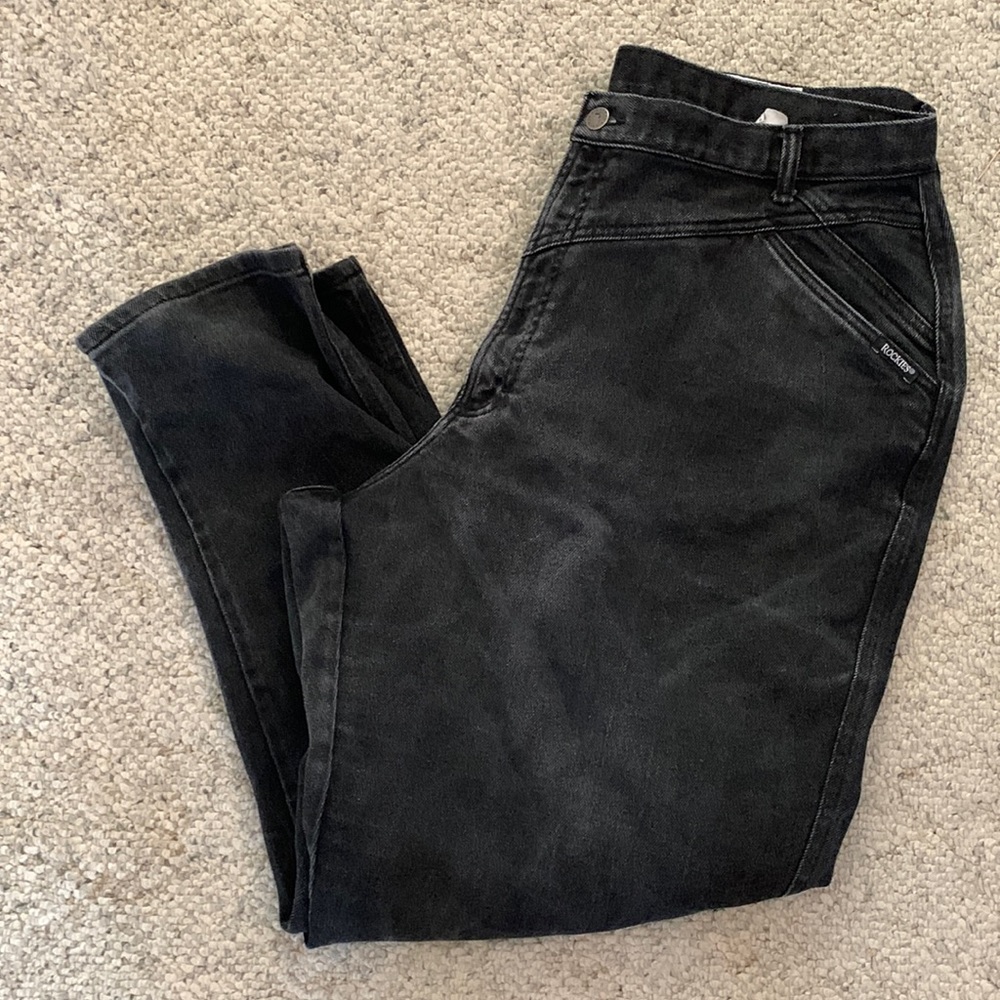 Rockies Rocky Mountain vintage black denim western jeans Size 24W